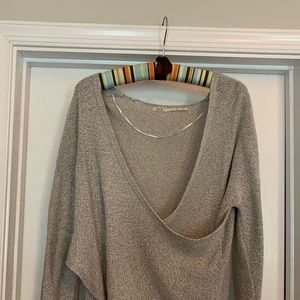 Lightweight crossover sweater